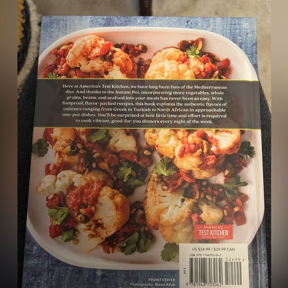 Mediterranean Insta pot cookbook by America’s test kitchen - Picture 2 of 2